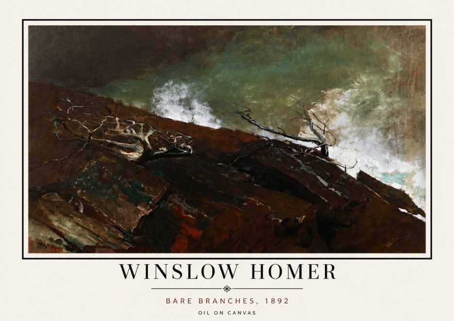 Winslow Homer Bare Branches, 1892 No5 - Poster
