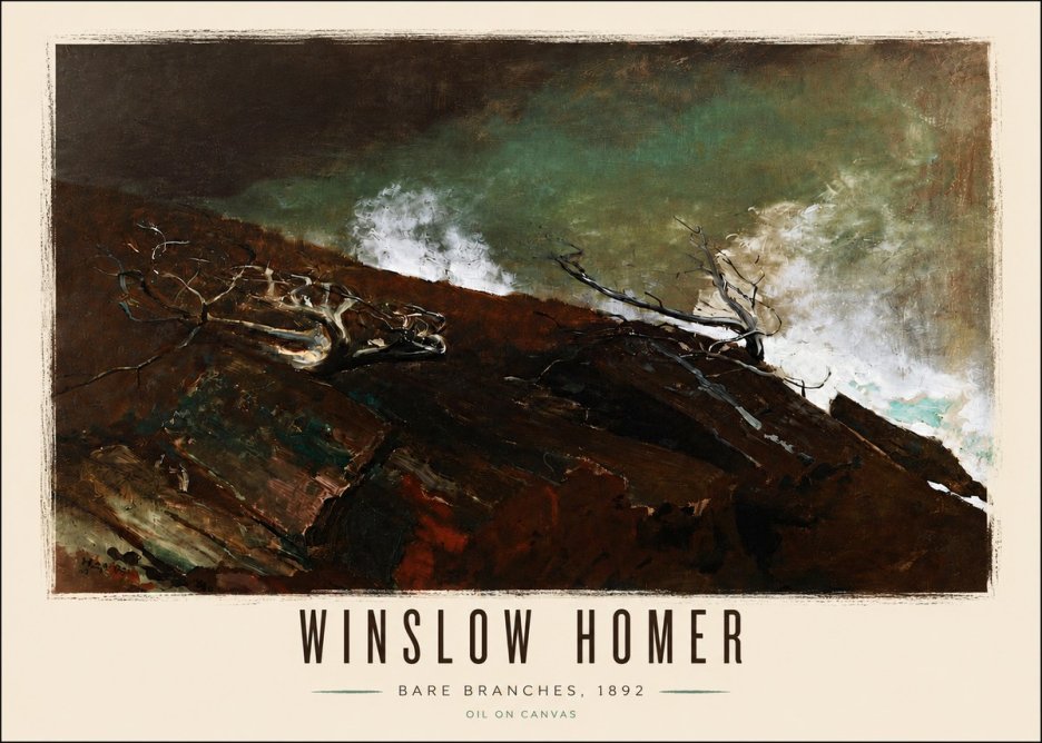 Winslow Homer Bare Branches, 1892 No6 - Poster