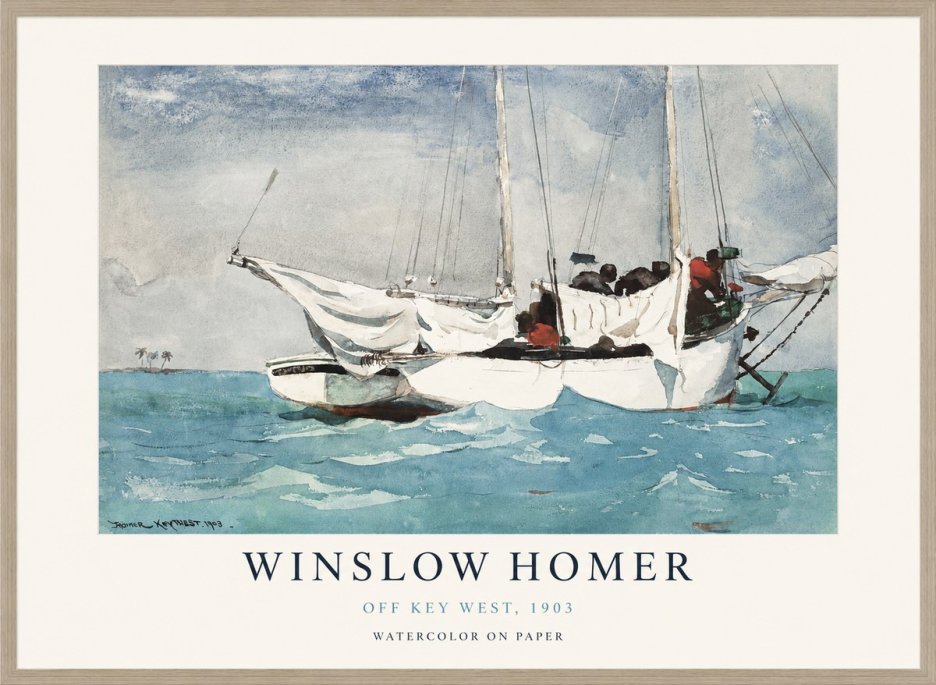 Winslow Homer Off Key West, 1903 No1 - Poster