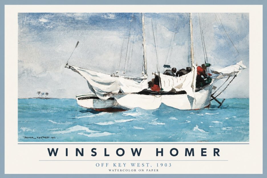 Winslow Homer Off Key West, 1903 No2 - Poster