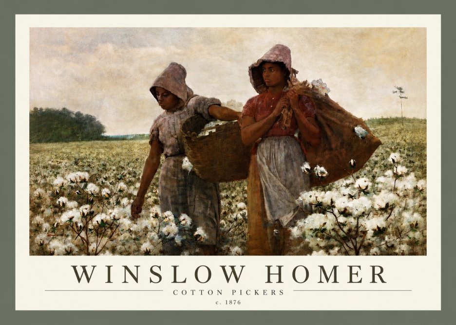 Winslow Homer Cotton Pickers No3 - Poster