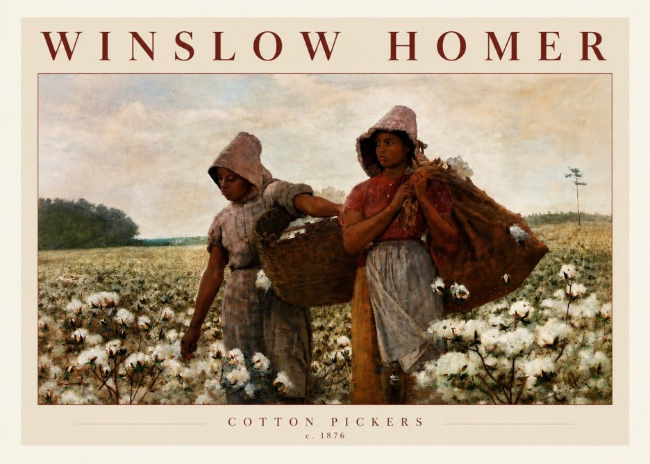 Winslow Homer Cotton Pickers No5 - Poster