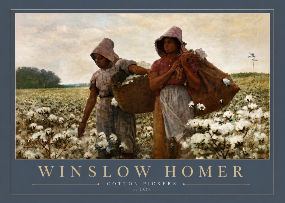 Winslow Homer Cotton Pickers No6 - Poster