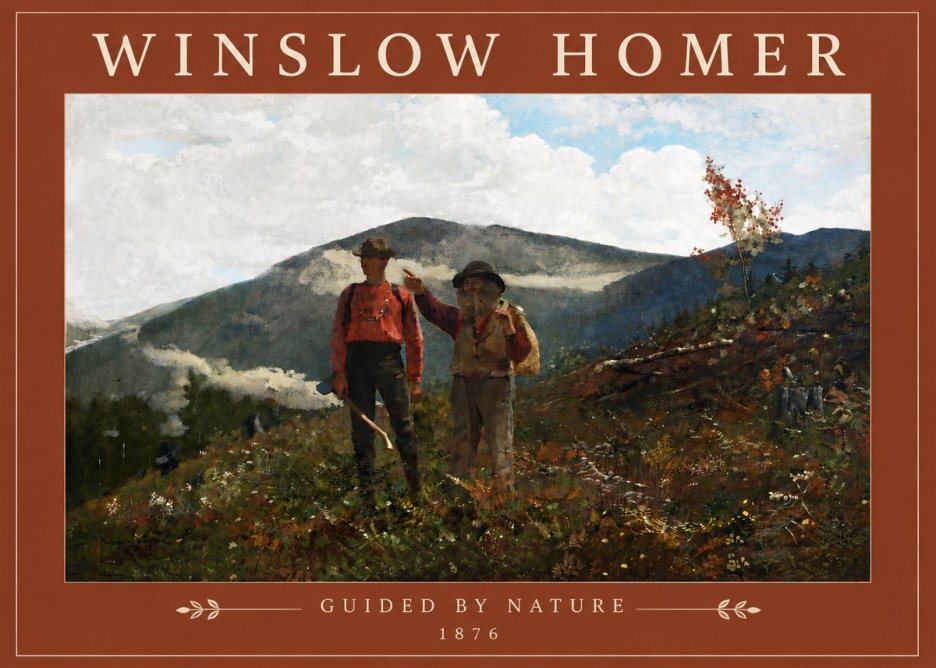 Winslow Homer The Two Guides No4 - Poster