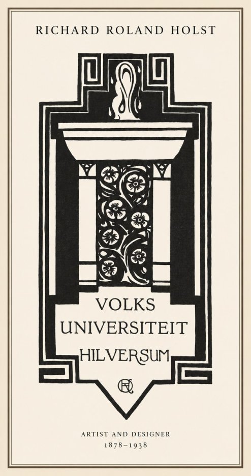 Richard Roland Holst Volks Universiteit Hilversum No1 - Poster