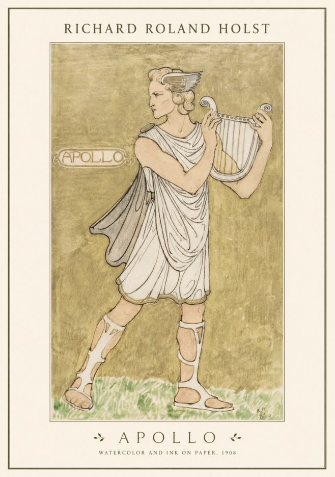 Richard Roland Holst Apollo No1 - Poster