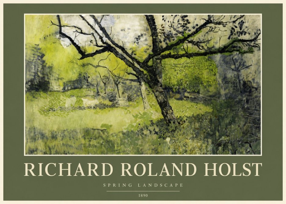 Richard Roland Holst Spring Landscape No2 - Poster
