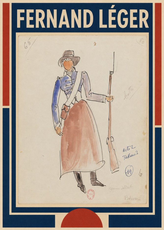 Fernand Léger Jeune Soldat No1 - Poster