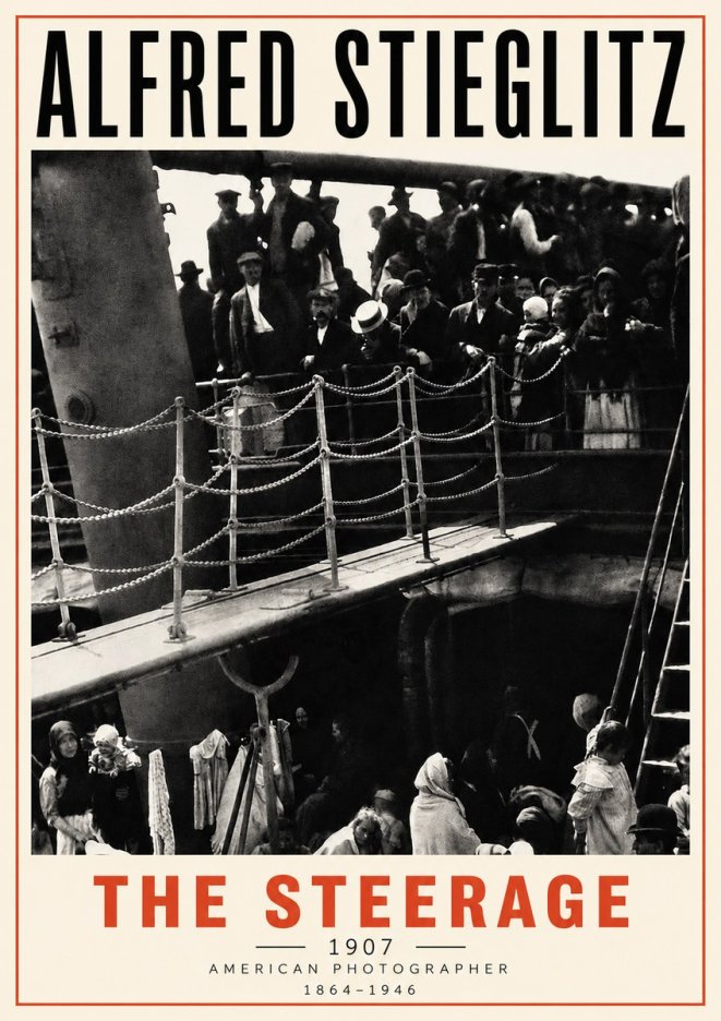 Alfred Stieglitz The Steerage – 1907 No3 - Poster