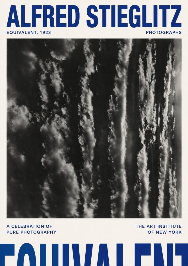 Alfred Stieglitz Equivalent I No4 - Poster