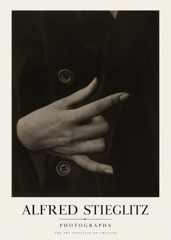 Alfred Stieglitz Hands No1 - Poster