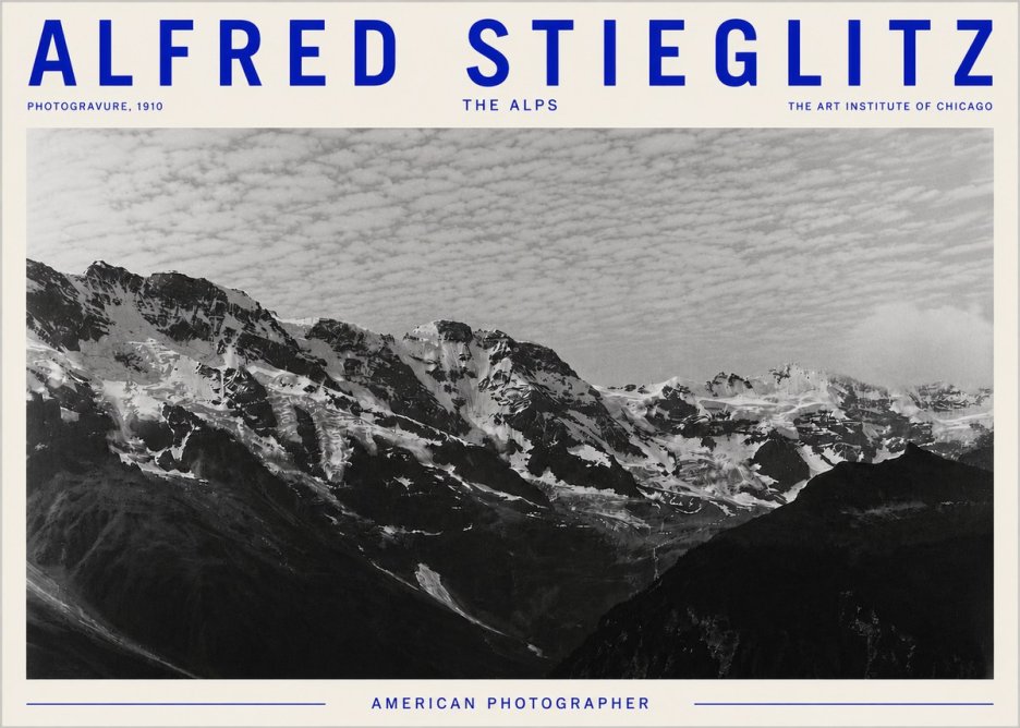 Alfred Stieglitz The Alps No5 - Poster