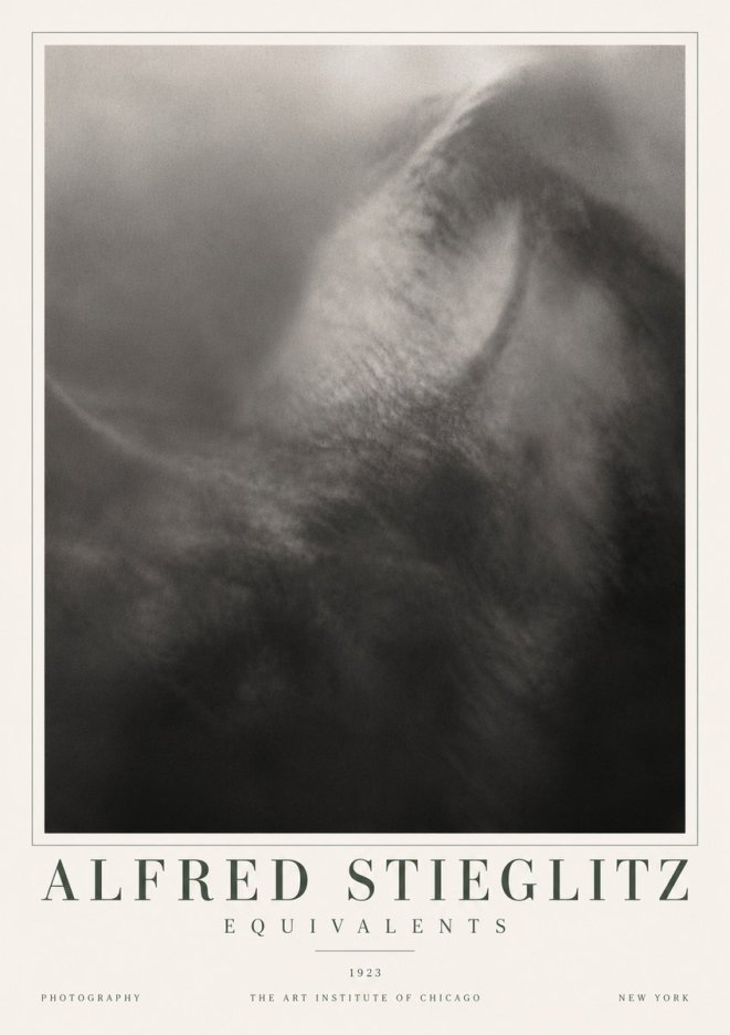Alfred Stieglitz Equivalents III No6 - Poster