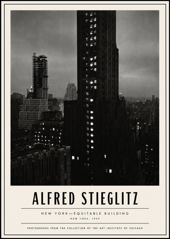 Alfred Stieglitz New York—equitable Building No3 - Poster