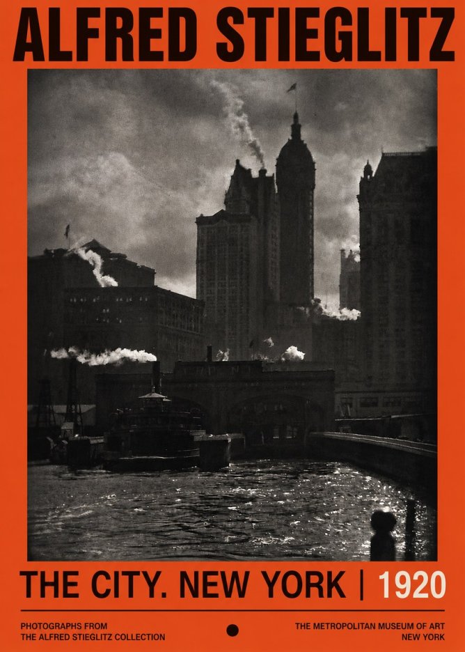 Alfred Stieglitz The City. New York No2 - Poster