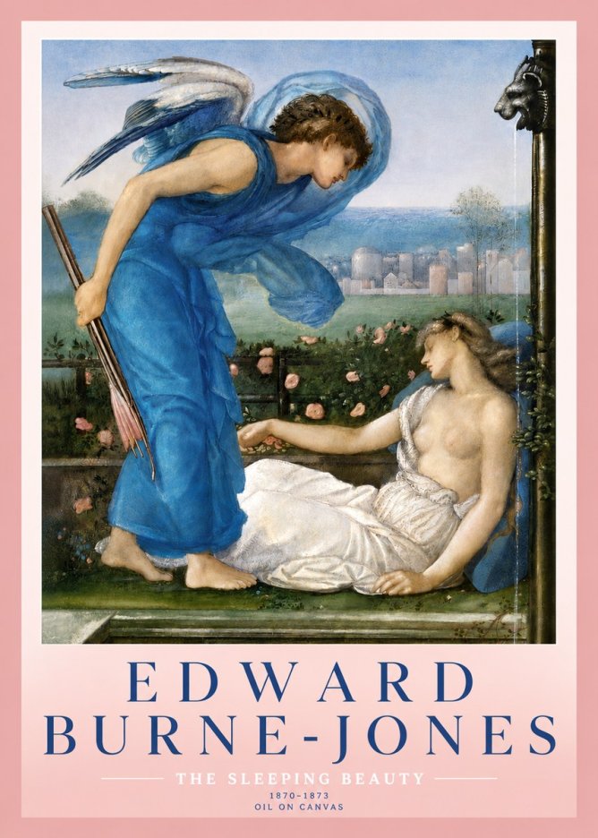 Edward Burne-Jones The Sleeping Beauty No3 - Poster