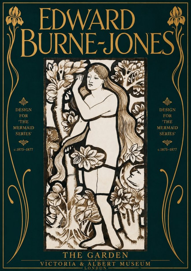 Edward Burne-Jones The Garden No4 - Poster