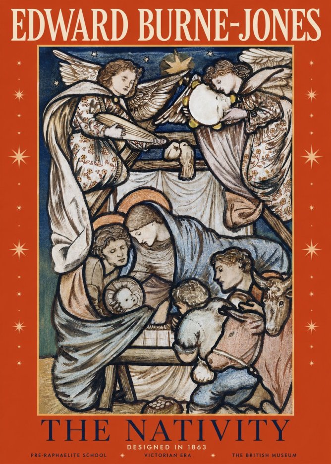 Edward Burne-Jones The Nativity No2 - Poster