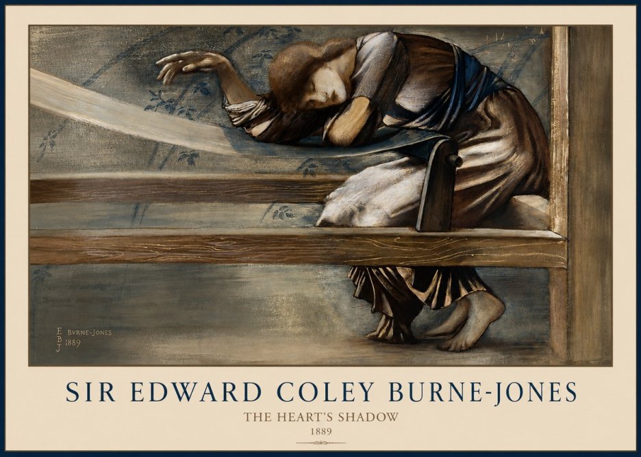 Edward Burne-Jones The Heart's Shadow No2 - Poster