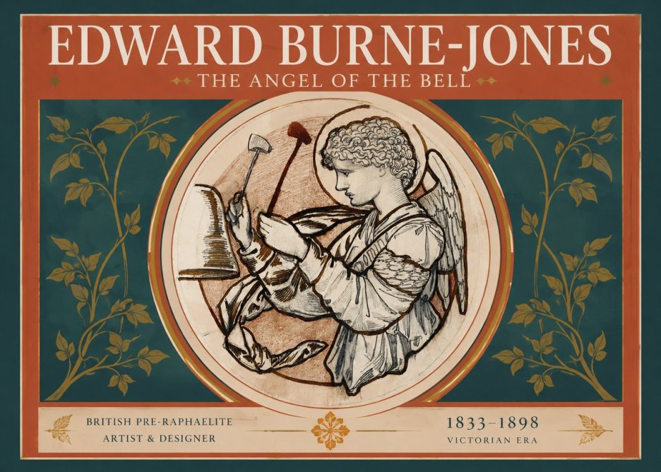 Edward Burne-Jones The Angel of the Bell No2 - Poster
