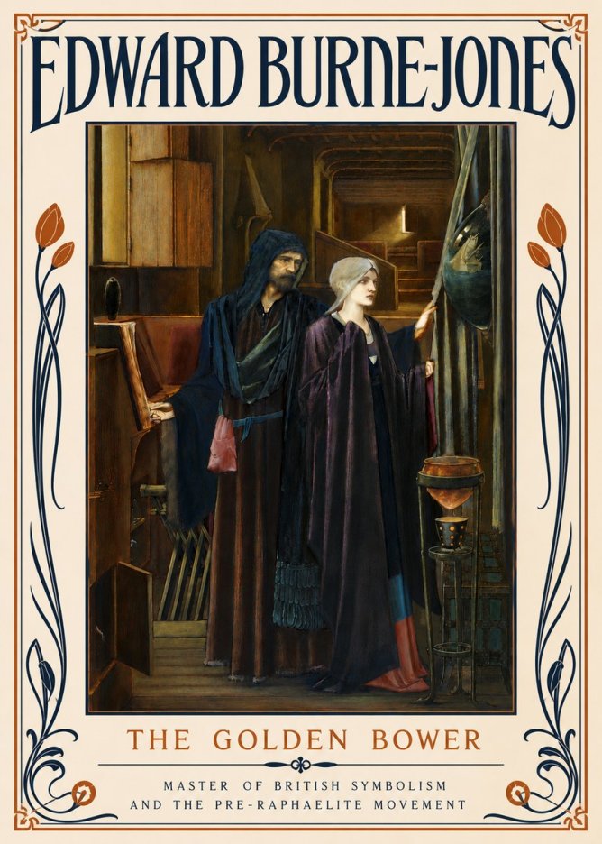 Edward Burne-Jones The Golden Bower No5 - Poster
