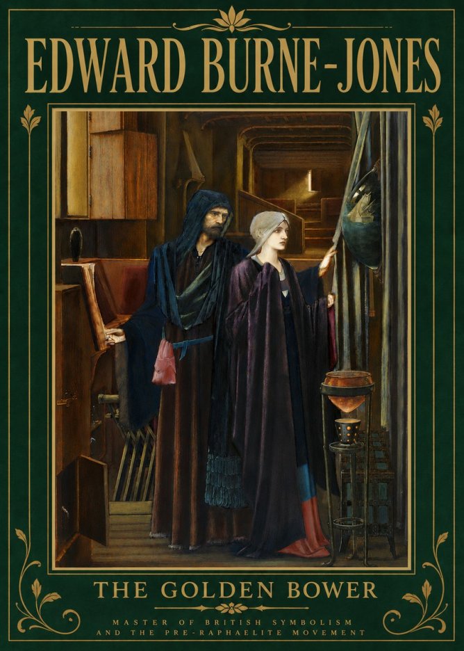 Edward Burne-Jones The Golden Bower No6 - Poster