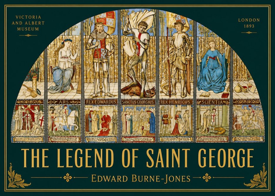 Edward Burne-Jones The Legend of Saint George No2 - Poster
