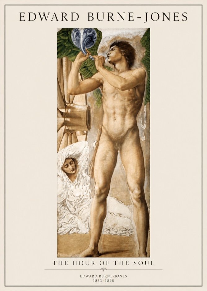 Edward Burne-Jones The Hour of the Soul No1 - Poster