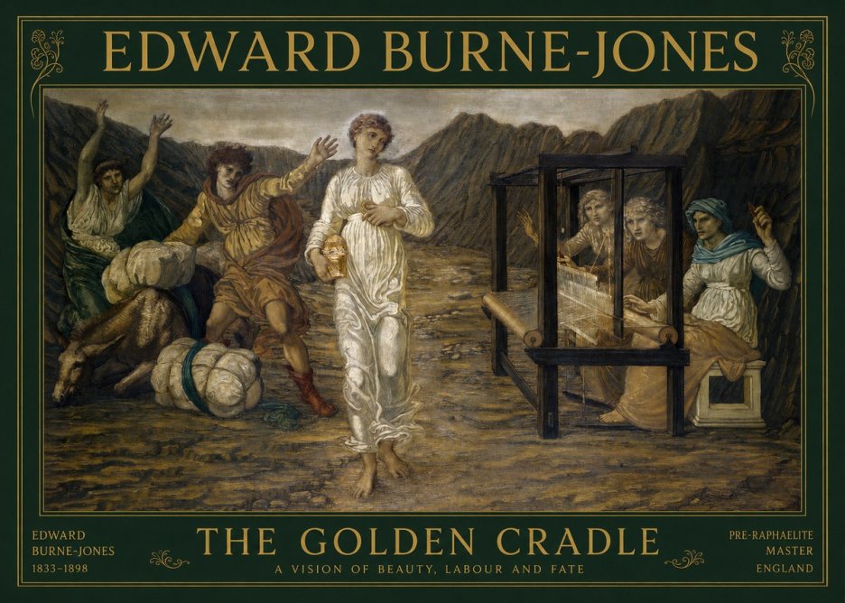 Edward Burne-Jones The Golden Cradle No1 - Poster