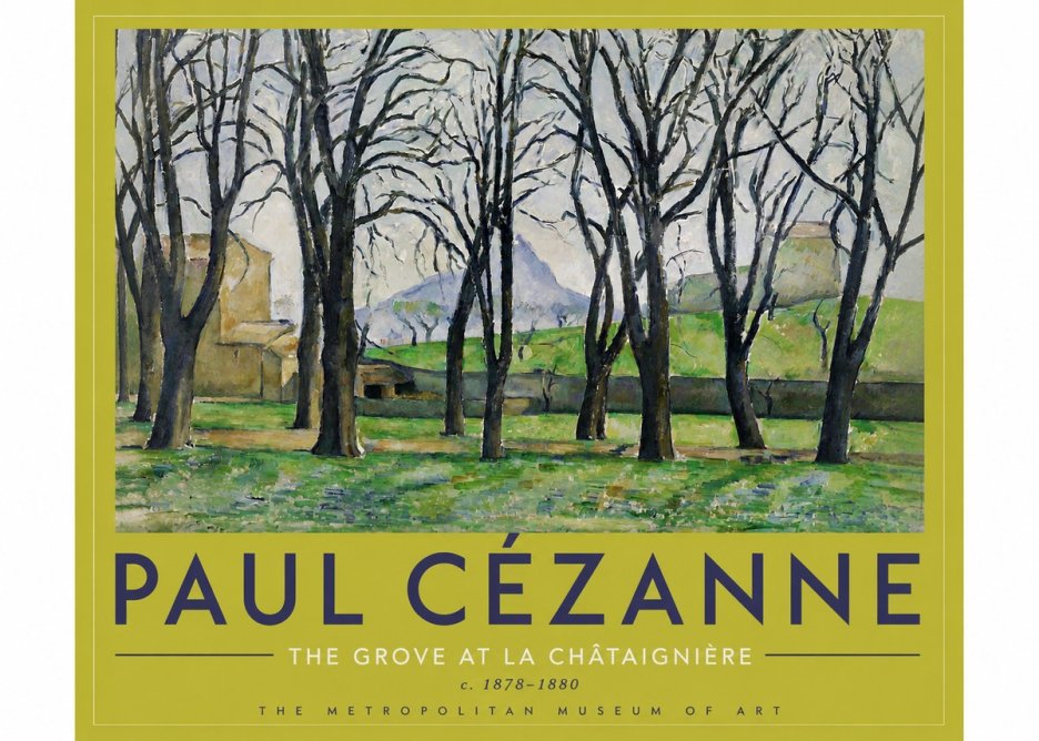 Paul Cézanne The Grove at La Châtaignière No5 - Poster