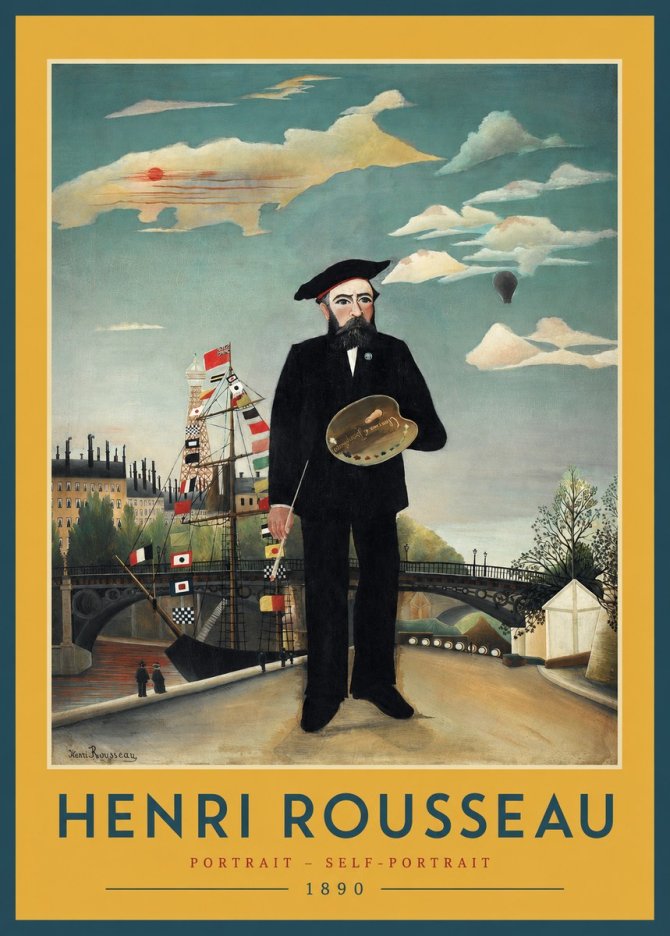Rousseau Portrait - Self-portrait No2 - Poster