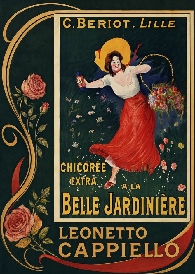 Leonetto Cappiello Chicorée Extra a La Belle Jardinière No2 - Poster