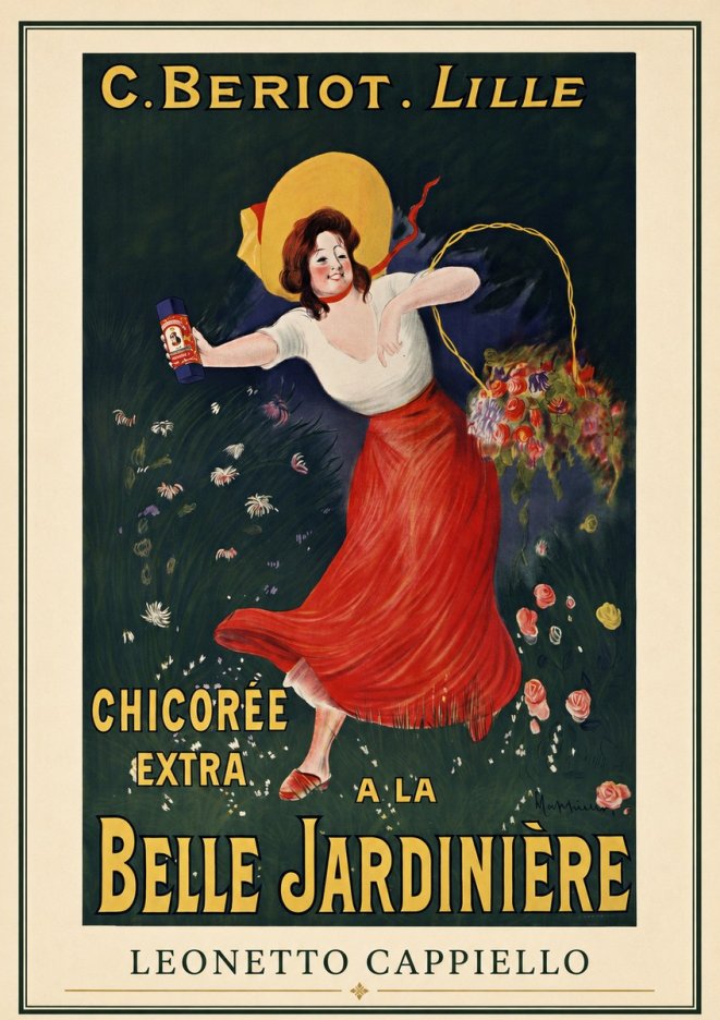 Leonetto Cappiello Chicorée Extra a La Belle Jardinière No3 - Poster