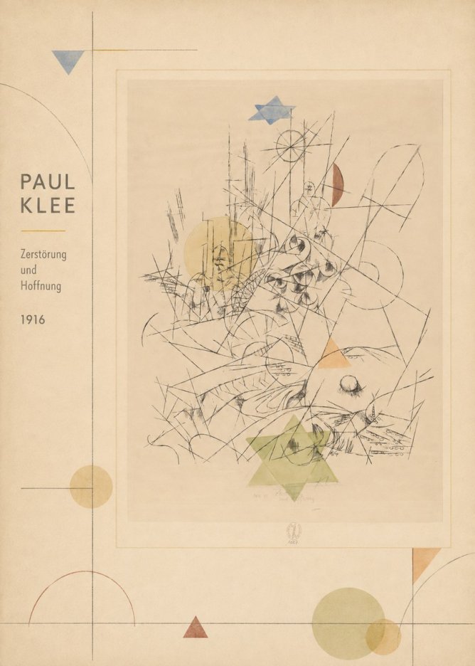 Paul Klee Zerstörung Und Hoffnung I No2 - Poster
