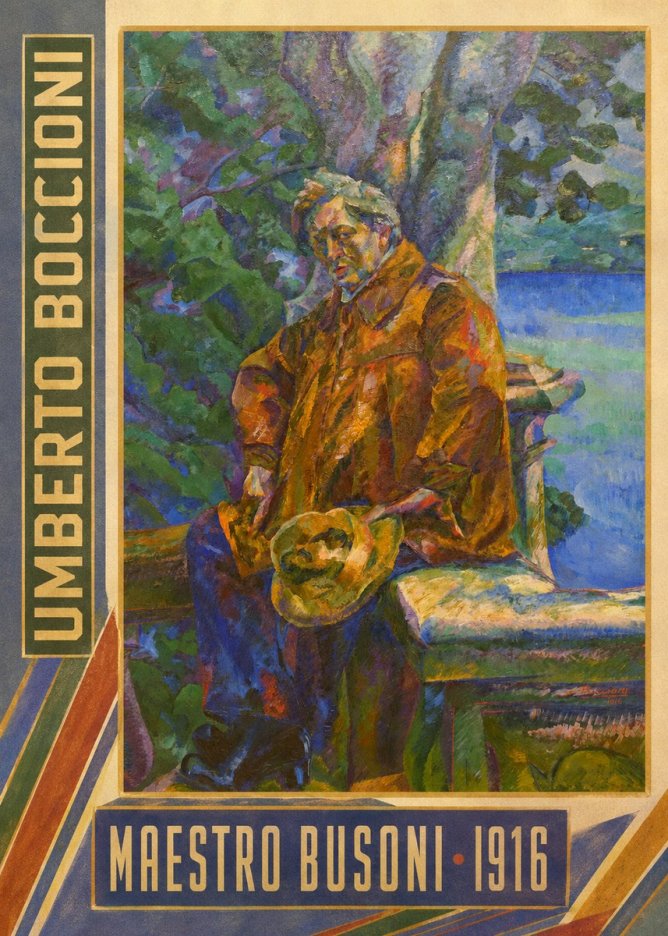 Umberto Boccioni Maestro Busoni No3 - Poster