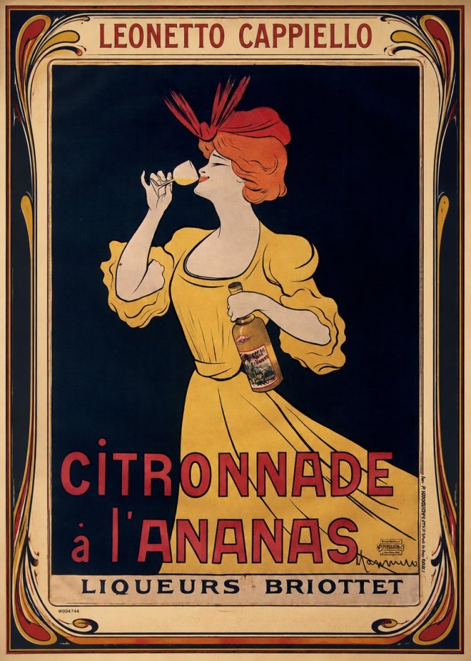 Leonetto Cappiello Citronnade À L'ananas No1 - Poster