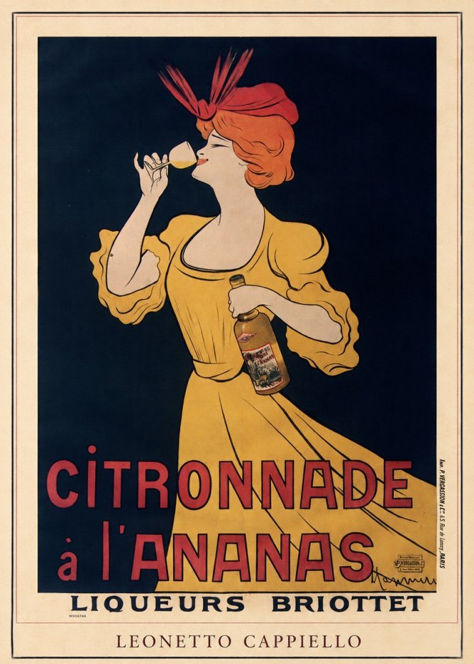 Leonetto Cappiello Citronnade À L'ananas No4 - Poster