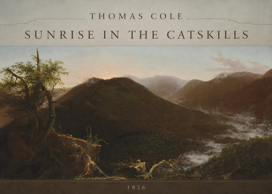 Thomas Cole Sunrise in the Catskills I No6 - Poster