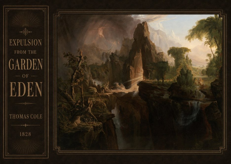 Thomas Cole Expulsion from the Garden of Eden I No2 - Poster