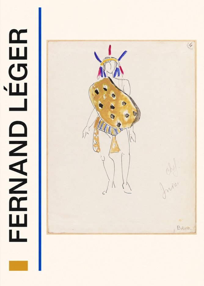 Fernand Léger Chef Indien No2 - Poster