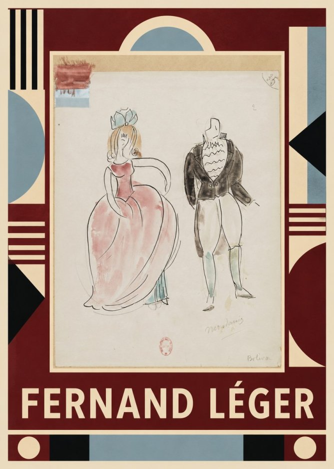 Fernand Léger Bolivar VI No1 - Poster