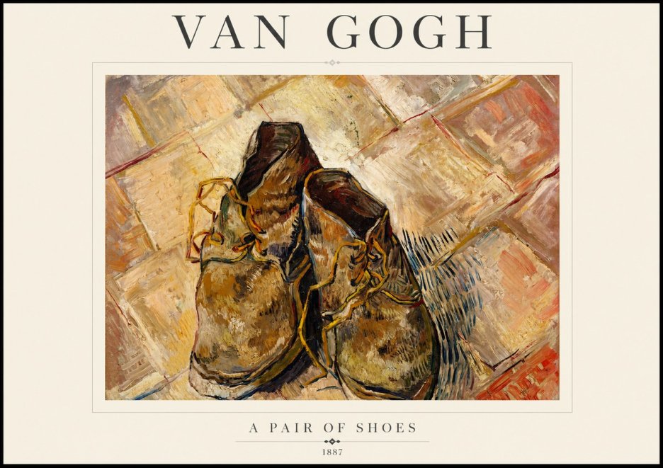 Van Gogh A Pair of Shoes No1 - Poster