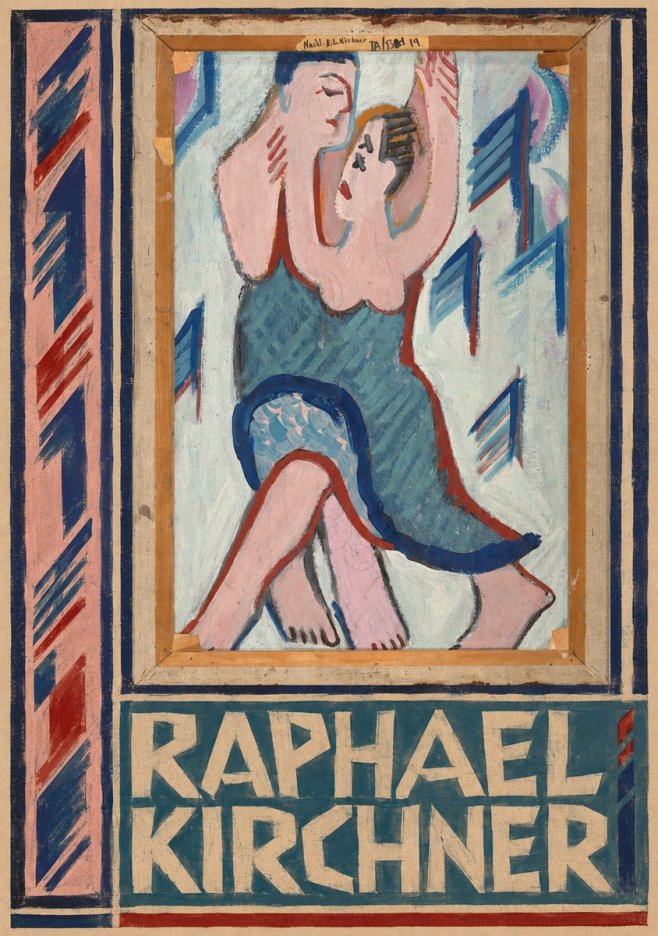 Raphael Kirchner The Dancers No4 - Poster