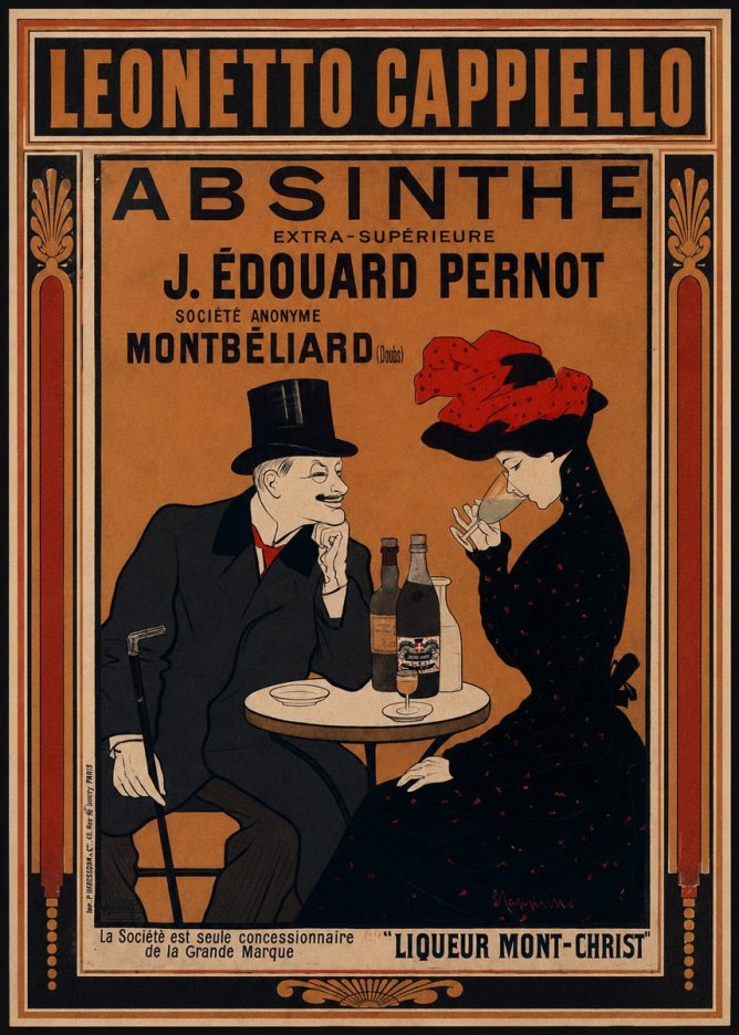 Leonetto Cappiello Absinthe J. Édouard Pernot No1 - Poster