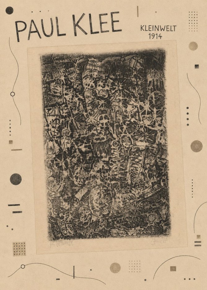Paul Klee Kleinwelt No2 - Poster