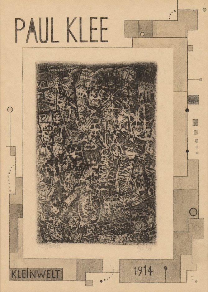 Paul Klee Kleinwelt No6 - Poster