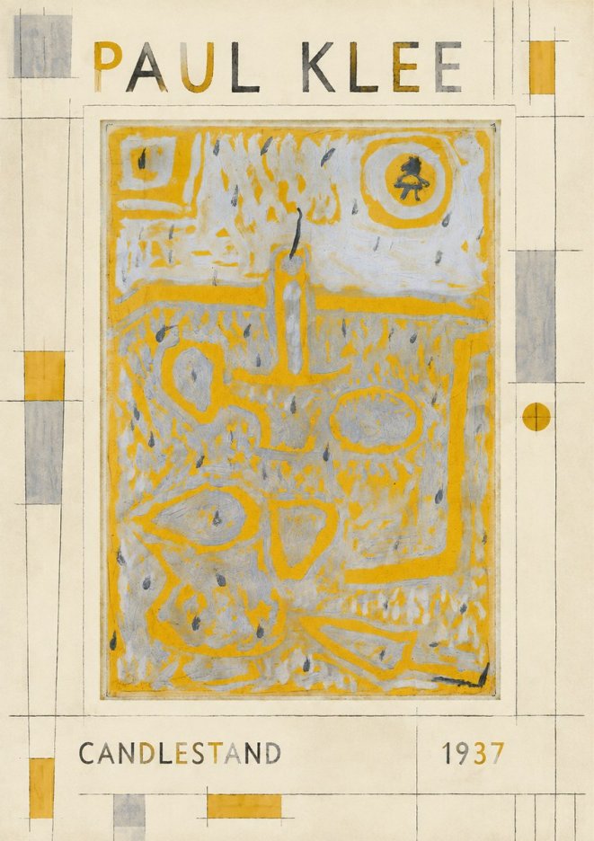 Paul Klee Candlestand No3 - Poster