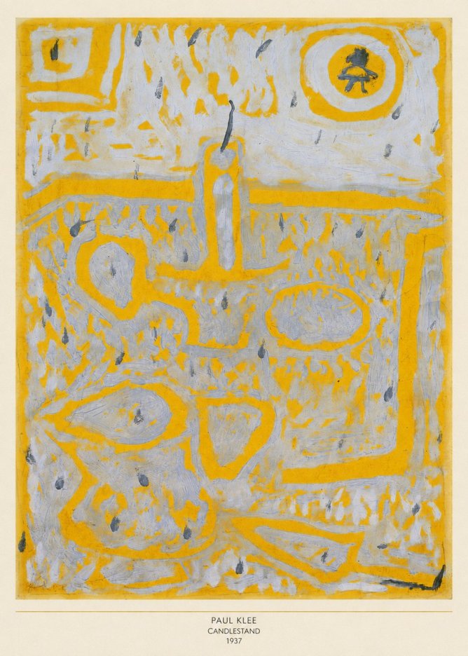 Paul Klee Candlestand No5 - Poster