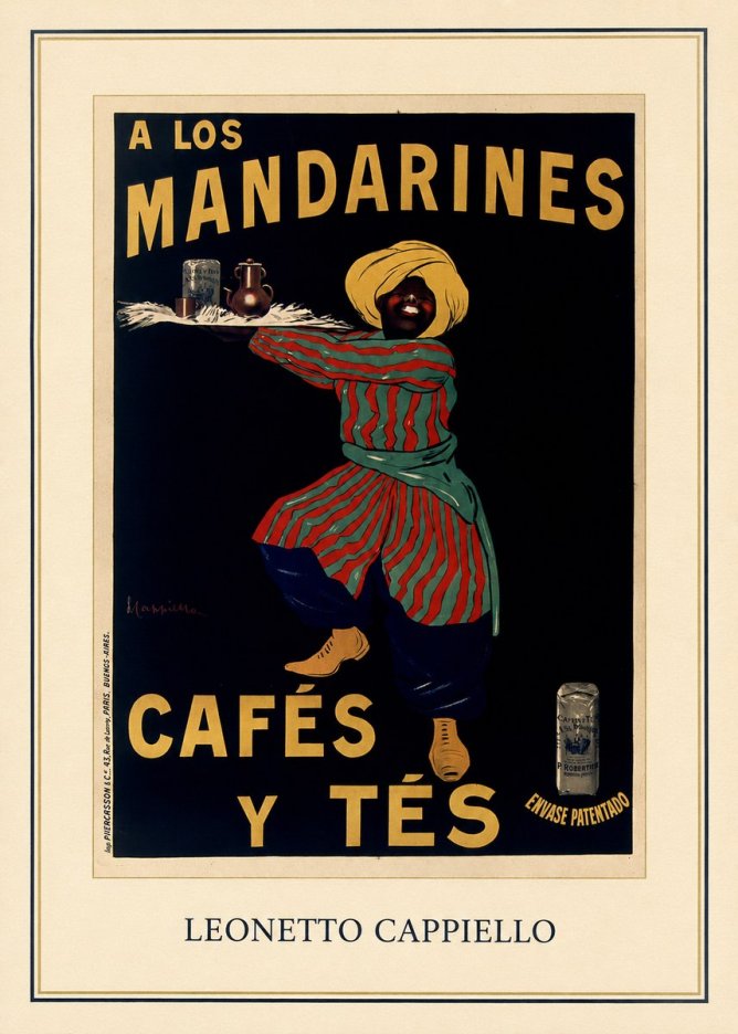Leonetto Cappiello A Los Mandarines No4 - Poster