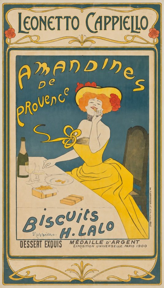 Leonetto Cappiello Amandines De Provence Biscuits H. Lalo II No1 - Poster